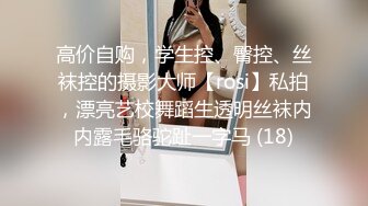 高价自购，学生控、臀控、丝袜控的摄影大师【rosi】私拍，漂亮艺校舞蹈生透明丝袜内内露毛骆驼趾一字马 (18)