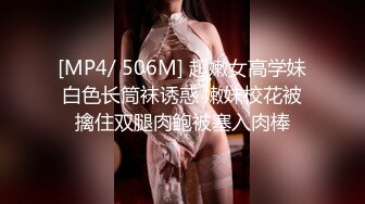 [MP4/ 506M] 超嫩女高学妹白色长筒袜诱惑 嫩妹校花被擒住双腿肉鲍被塞入肉棒