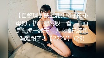 【自整理】戴上乳头链子的小母狗，扒开肥屁股一看，里面是白虎一线天，大肉棒已经饥渴难耐了！【222V】 (29)