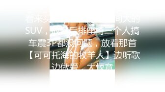 看来买车就得买后排空间大的SUV，放倒后排座椅三个人搞车震3P都没问题，放着那首【可可托海的牧羊人】边听歌边做爱，太惬意