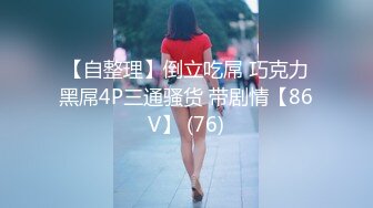 【自整理】倒立吃屌 巧克力黑屌4P三通骚货 带剧情【86V】 (76)